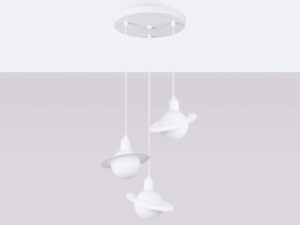 miniaturka Lampa wisząca HYPRA 3P biały elegancka