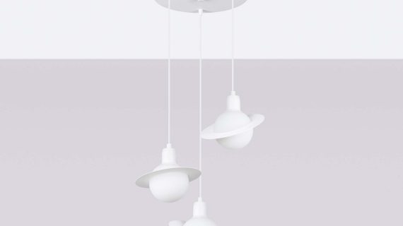 miniaturka Lampa wisząca HYPRA 3P biały elegancka