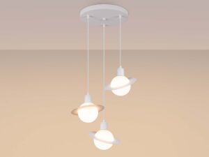 miniaturka Lampa wisząca HYPRA 3P biały elegancka