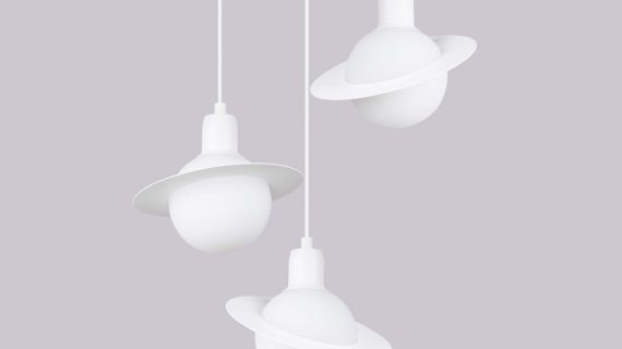 miniaturka Lampa wisząca HYPRA 3P biały elegancka