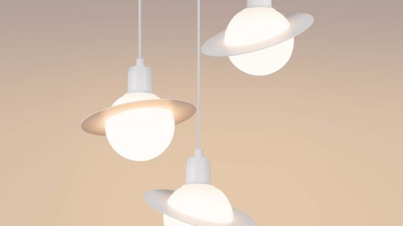 miniaturka Lampa wisząca HYPRA 3P biały elegancka