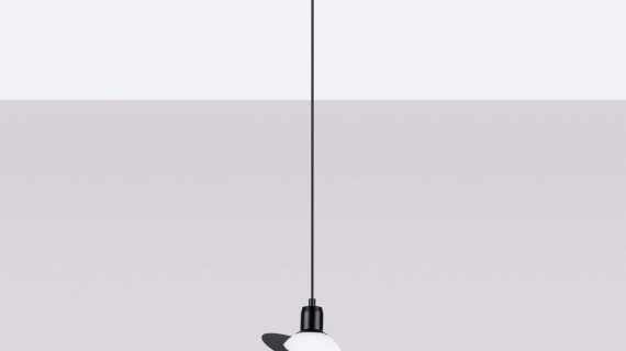 miniaturka Lampa wisząca HYPRA 1 czarny loftowa