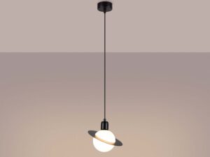 miniaturka Lampa wisząca HYPRA 1 czarny loftowa