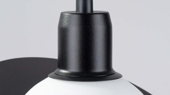 miniaturka Lampa wisząca HYPRA 1 czarny loftowa