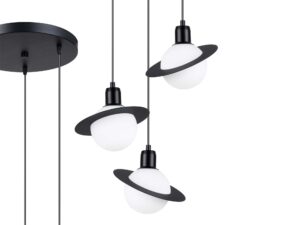 miniaturka Lampa wisząca HYPRA 3P czarny designerska