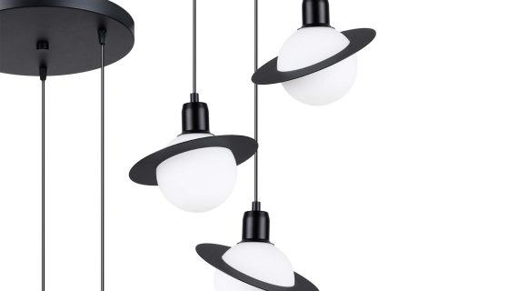 miniaturka Lampa wisząca HYPRA 3P czarny designerska