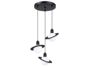 Lampa wisząca HYPRA 3P czarny designerska