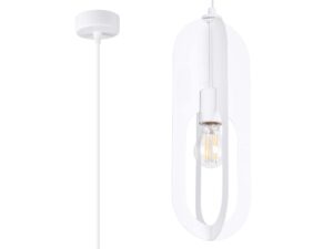 miniaturka Lampa wisząca NICORA 1 biała elegancka