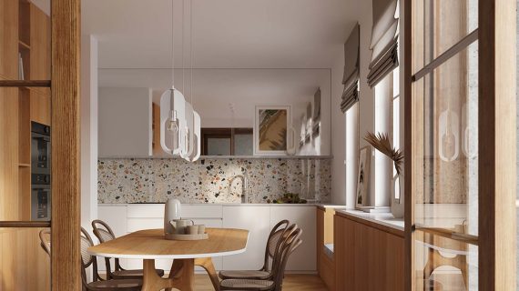 miniaturka Lampa wisząca NICORA 1 biała elegancka