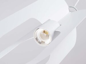 miniaturka Lampa wisząca NICORA 1 biała elegancka