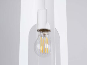 miniaturka Lampa wisząca NICORA 1 biała elegancka