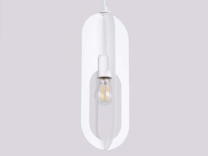 miniaturka Lampa wisząca NICORA 1 biała elegancka