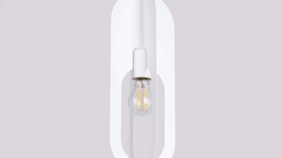 miniaturka Lampa wisząca NICORA 1 biała elegancka