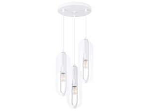 Lampa wisząca NICORA 3P biała nowoczesna