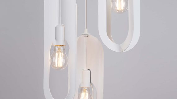 miniaturka Lampa wisząca NICORA 3P biała nowoczesna