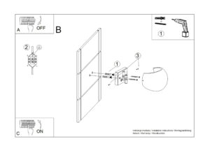 miniaturka Kinkiet betonowy ORBITA industrialny
