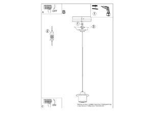 miniaturka Lampa wisząca BASTION betonowa designerska