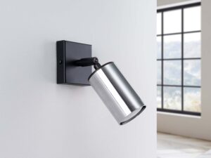 miniaturka Kinkiet WIMEX czarny/chrom nowoczesny