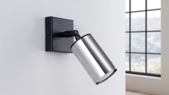 miniaturka Kinkiet WIMEX czarny/chrom nowoczesny