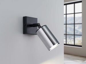 miniaturka Kinkiet WIMEX czarny/chrom nowoczesny