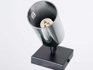 miniaturka Kinkiet WIMEX czarny/chrom nowoczesny