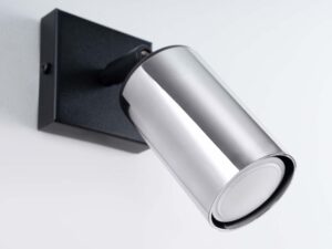 miniaturka Kinkiet WIMEX czarny/chrom nowoczesny