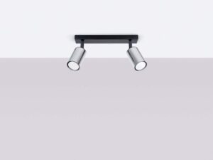 miniaturka Plafon WIMEX 2 czarny/chrom designerski