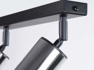 miniaturka Plafon WIMEX 2 czarny/chrom designerski