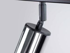 miniaturka Plafon WIMEX 3 czarny/chrom loftowy