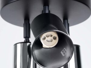 miniaturka Plafon WIMEX 3P czarny/chrom elegancki