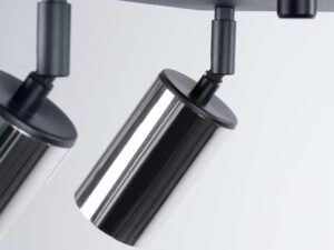 miniaturka Plafon WIMEX 4 czarny/chrom LED sufitowy