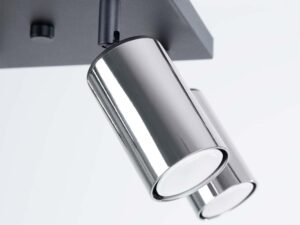 miniaturka Plafon WIMEX 4 czarny/chrom LED sufitowy