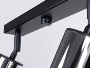 miniaturka Plafon WIMEX 4L czarny/chrom nowoczesny