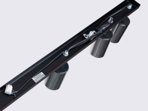 miniaturka Plafon WIMEX 6L czarny/chrom designerski