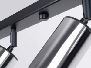 miniaturka Plafon WIMEX 6L czarny/chrom designerski