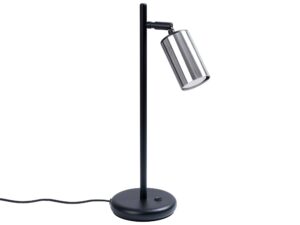Lampa biurkowa WIMEX czarna/chrom elegancka