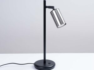 miniaturka Lampa biurkowa WIMEX czarna/chrom elegancka