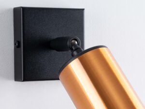 miniaturka Kinkiet WIMEX czarny/miedź loftowy