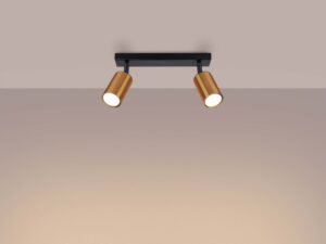 miniaturka Plafon WIMEX 2 czarny/miedź designerski