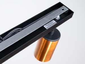 miniaturka Plafon WIMEX 2 czarny/miedź designerski