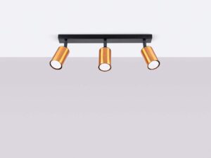 miniaturka Plafon WIMEX 3 czarny/miedź elegancki