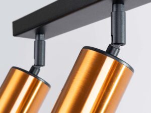 miniaturka Plafon WIMEX 3 czarny/miedź elegancki