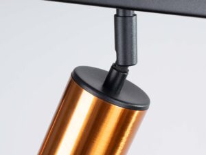 miniaturka Plafon WIMEX 3 czarny/miedź elegancki
