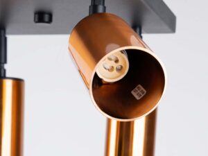 miniaturka Plafon WIMEX 4 czarny/miedź LED