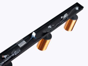 miniaturka Plafon WIMEX 4L czarny/miedź designerski