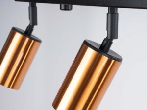 miniaturka Plafon WIMEX 4L czarny/miedź designerski