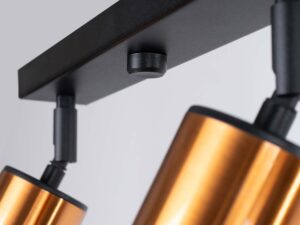 miniaturka Plafon WIMEX 4L czarny/miedź designerski