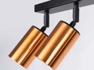 miniaturka Plafon WIMEX 6L czarny/miedź elegancki