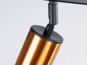 miniaturka Plafon WIMEX 6L czarny/miedź elegancki