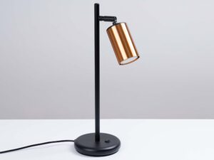 miniaturka Lampa biurkowa WIMEX czarna/miedź nowoczesna
